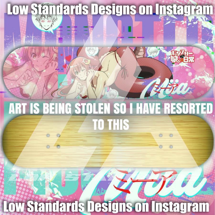 Monster Musume Seductive Miia <3 Skate Deck