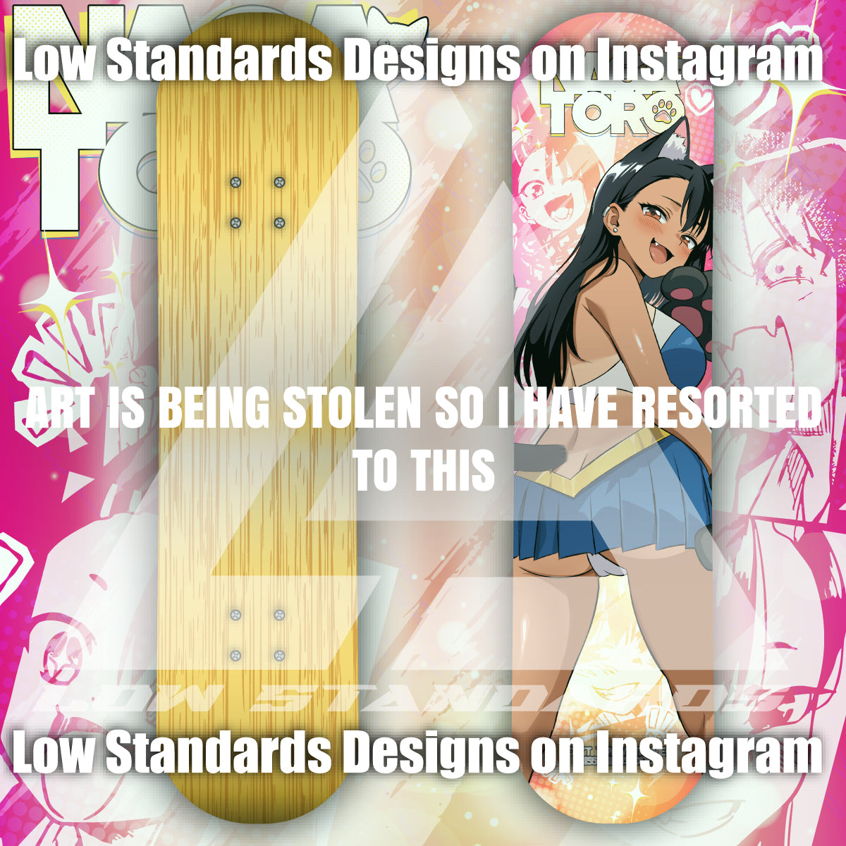 Cheerleader Nagatoro <3 Skate Deck