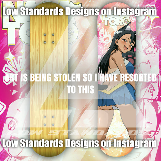 Cheerleader Nagatoro <3 Skate Deck