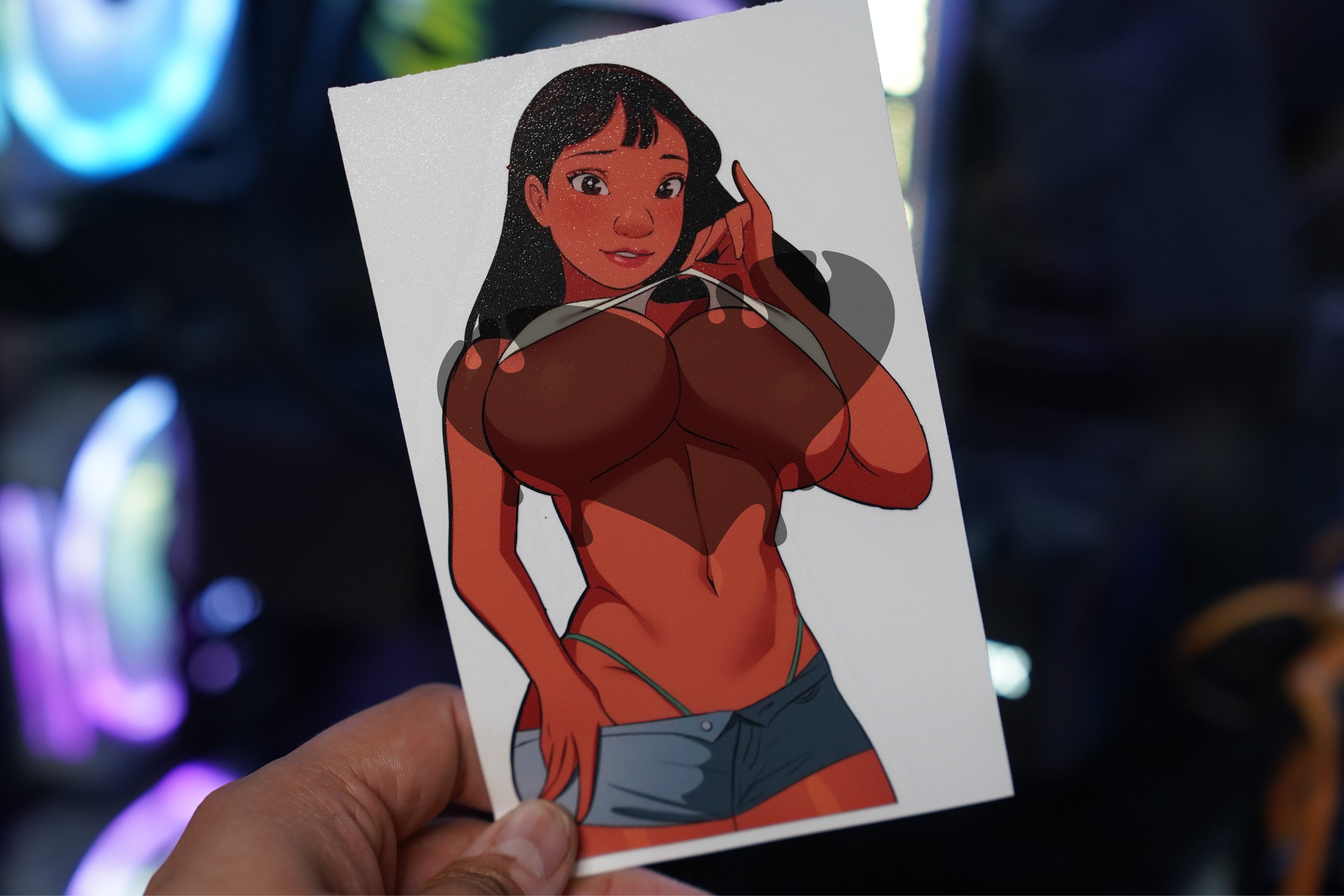 Anime Waifu Nani Decal #6