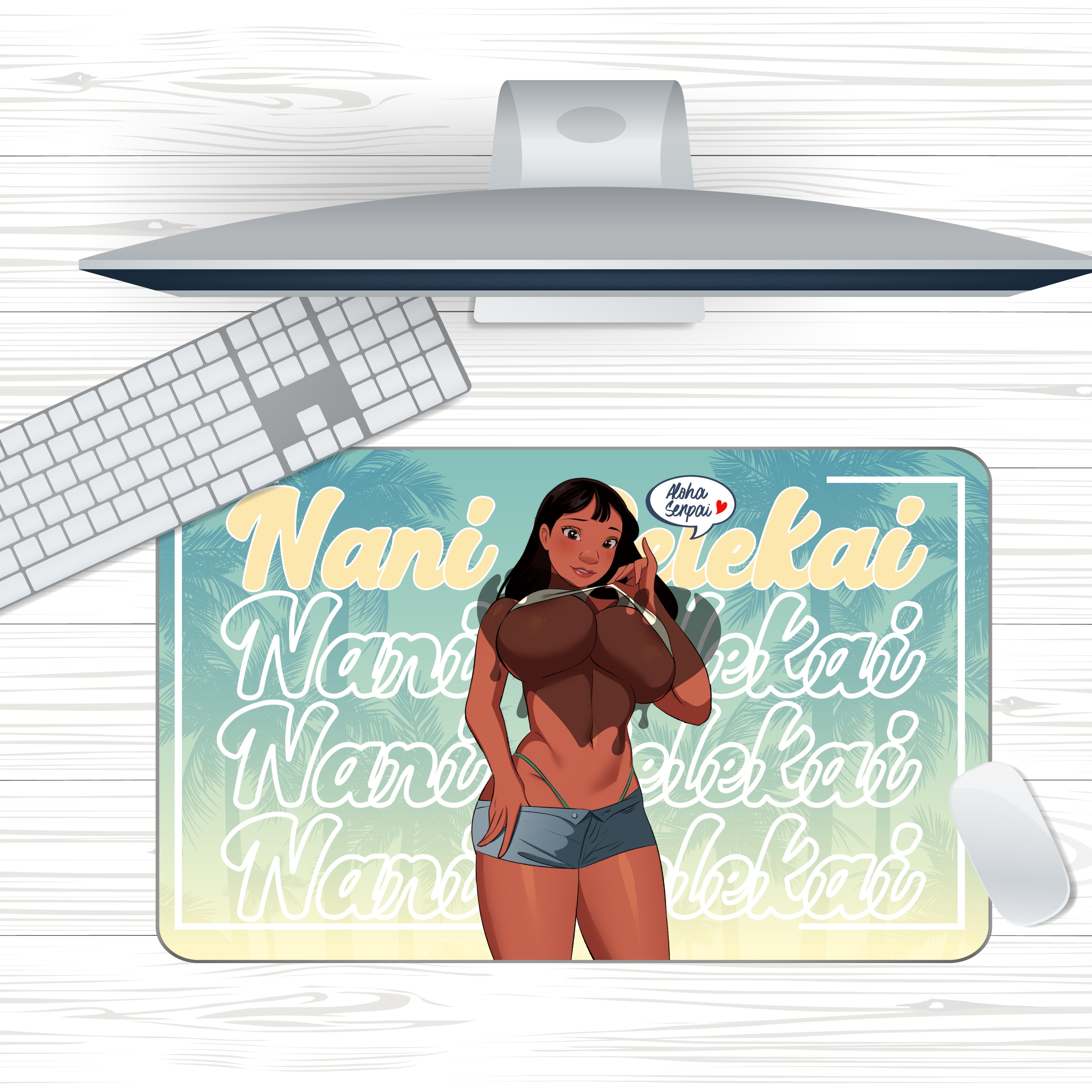 Anime Waifu Nani Mousepad