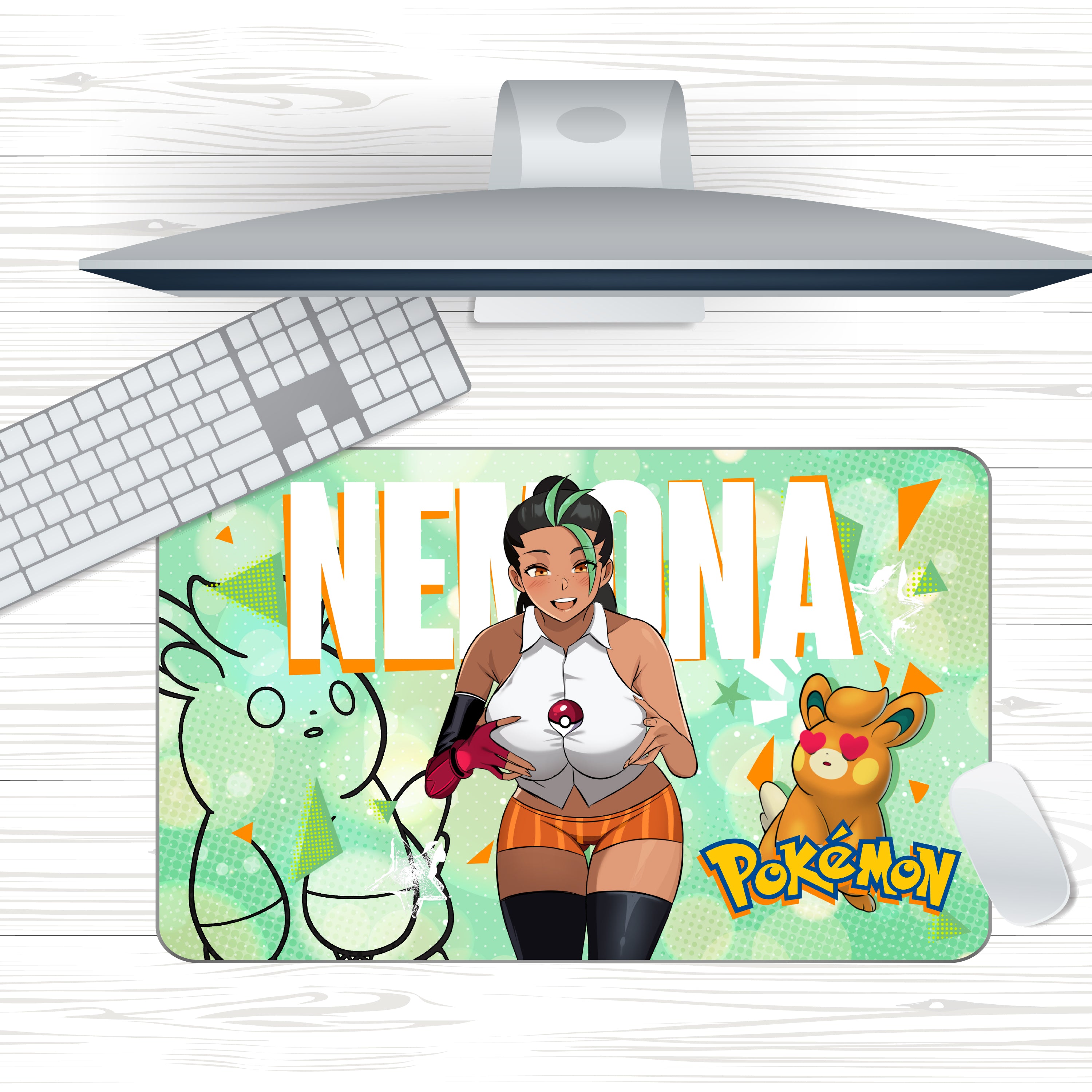 Anime Waifu Nemona Mousepad