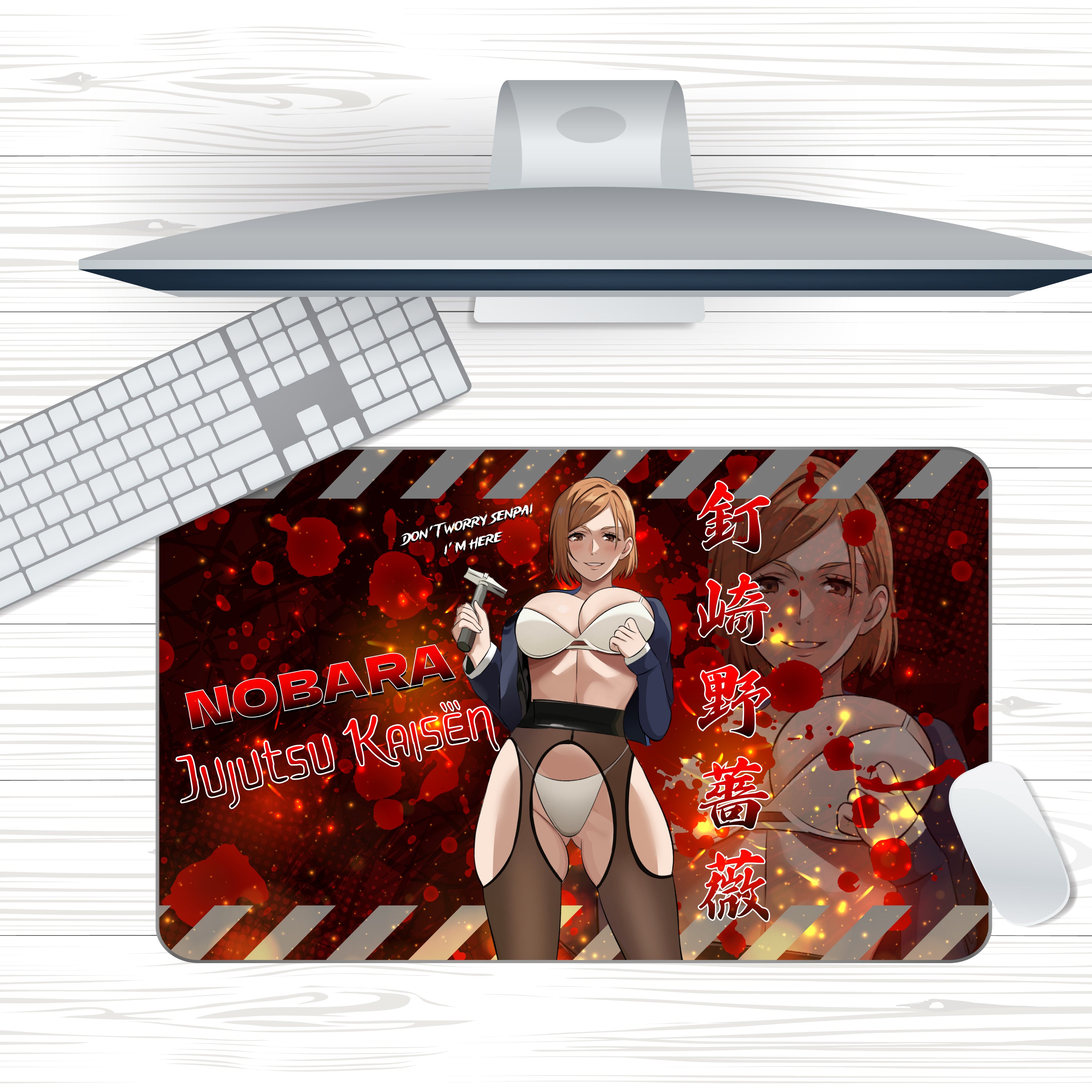 Anime Waifu Nobara Mousepad