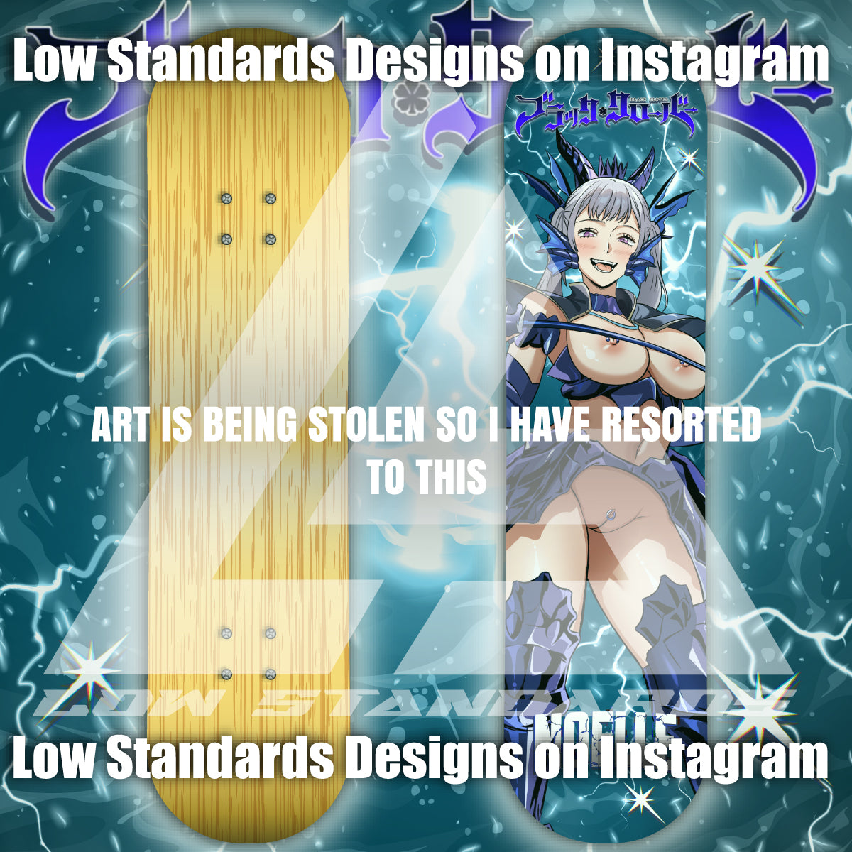 Seductive Valkrie Noelle <3 Skate Deck