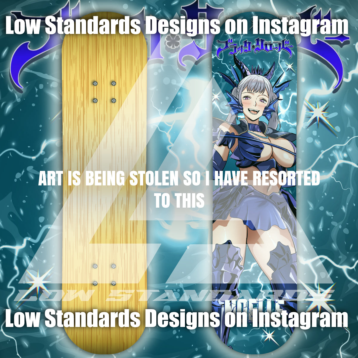 Seductive Valkrie Noelle <3 Skate Deck