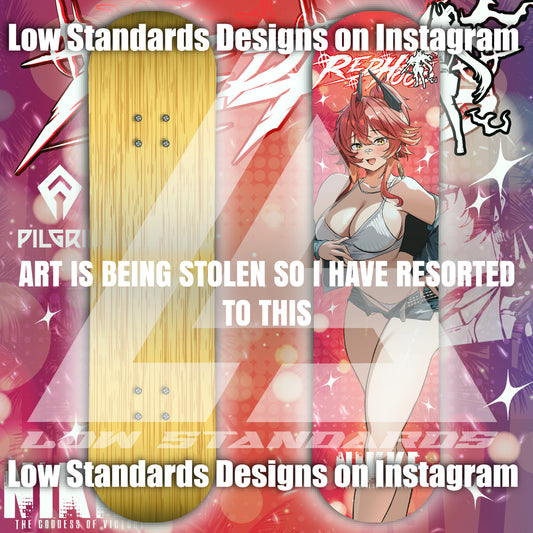 Retro Days Red Hood <3 Skate Deck