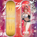 Anime Waifu Skate Deck Retro Days Red Hood