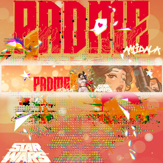 Seductive Padme Amidala Windshield Banner