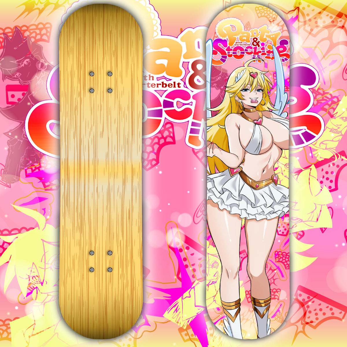 Anime Waifu Skate Deck Panty