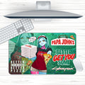 Anime Waifu Pizza Rebecca Mousepad