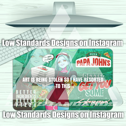 Papa John's Delivery Girl Rebecca Mousepad