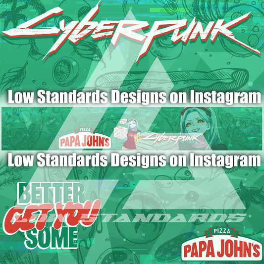 Papa John's Delivery Girl Rebecca Windshield Banner