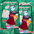 Anime Waifu Car Mats Pizza Rebecca