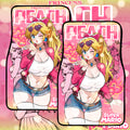 Anime Waifu Car Mats Princess Peach V2