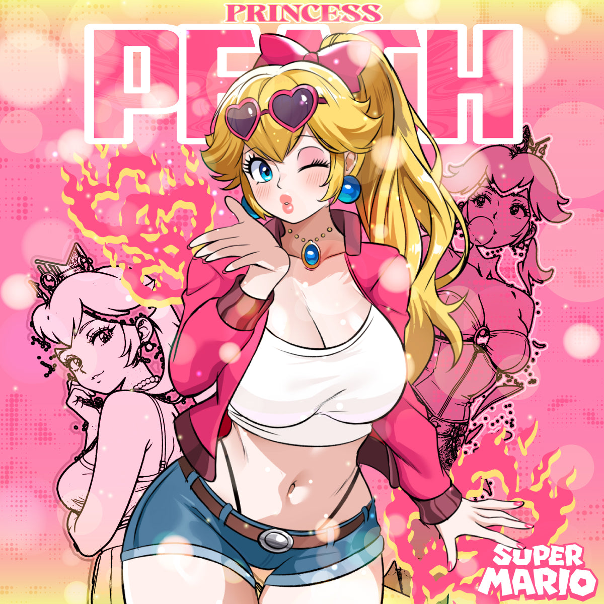 Anime Waifu Princess Peach V2