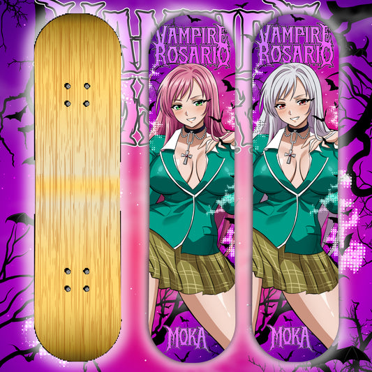 Vampire Rosario Seductive Moka <3 Skate Deck