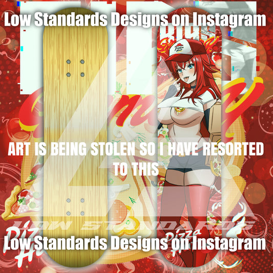 Pizza Hut Rias Gremory Skate Deck
