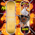 Anime Waifu Skate Deck Ponchita Makima