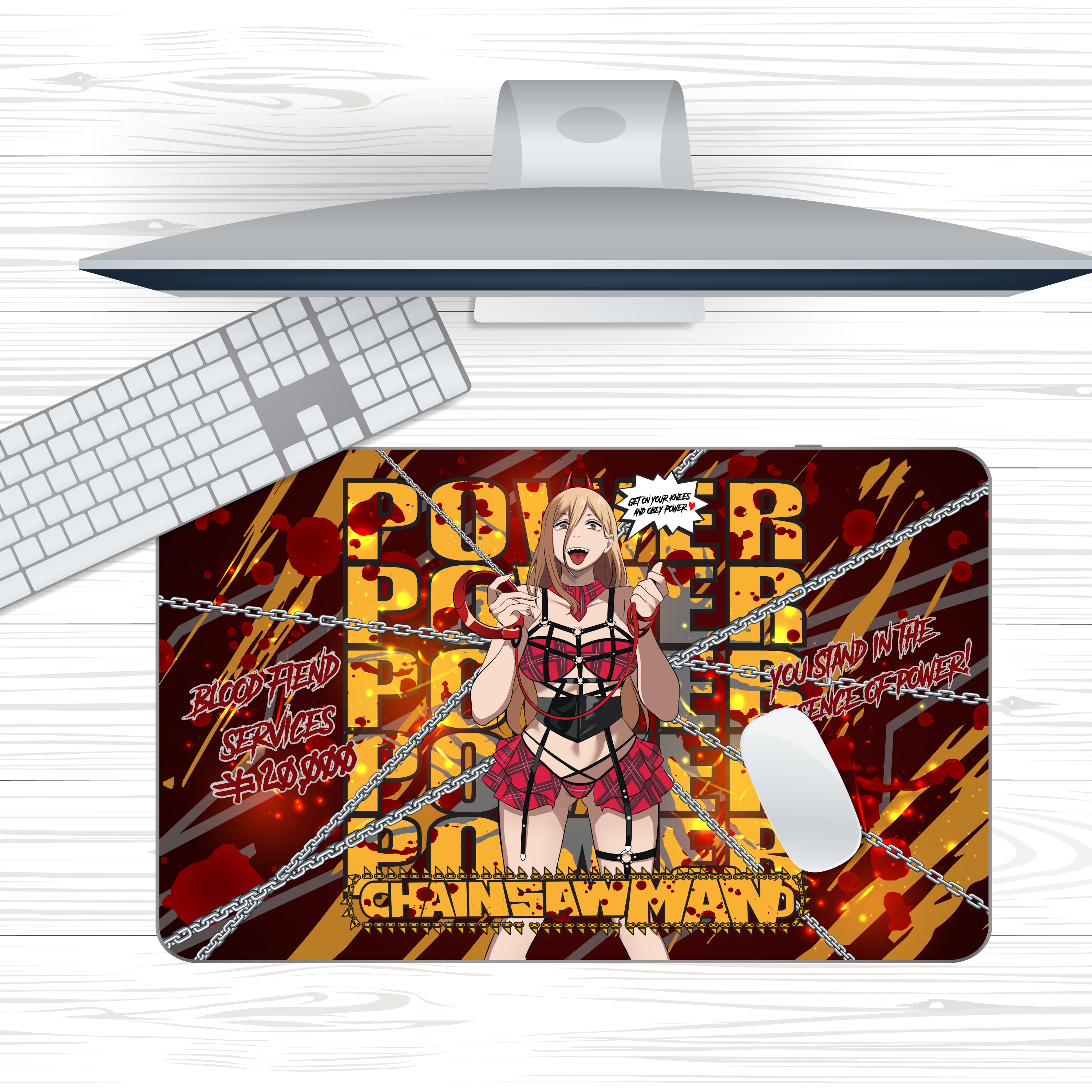 Anime Waifu Power Mousepad