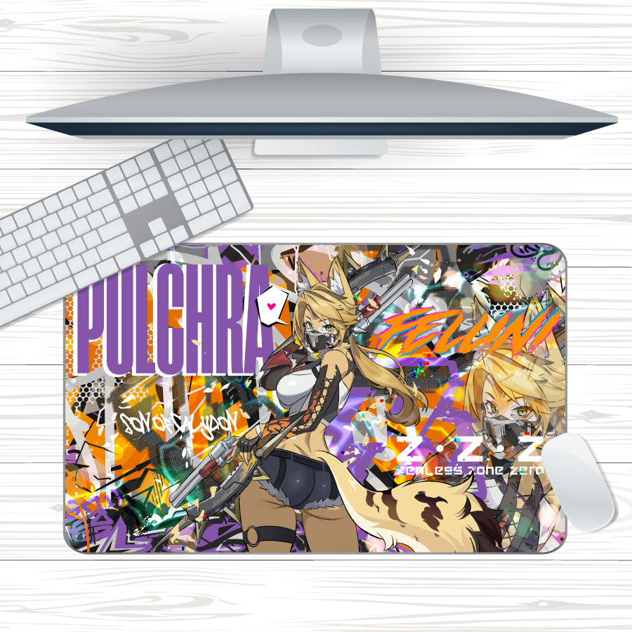 Anime Waifu ZZZ Pulchra Mousepad