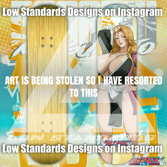 Seductive Rangiku Matsumoto Skate Deck