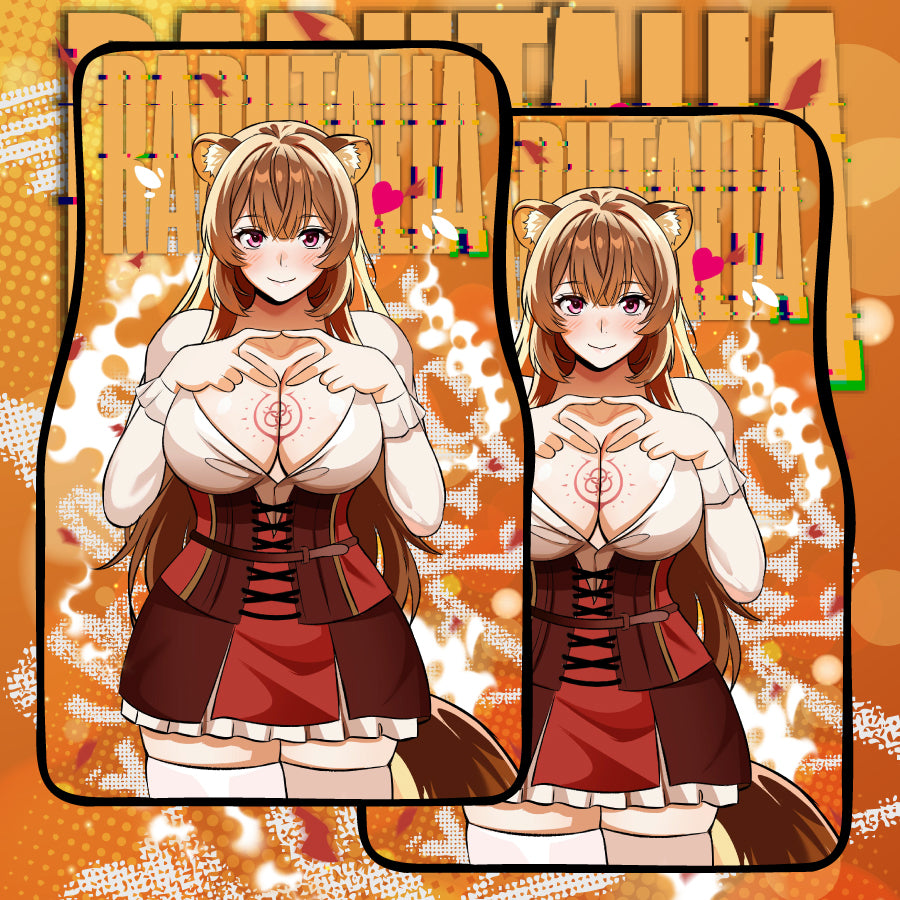Anime Waifu Car Mats Raphtalia