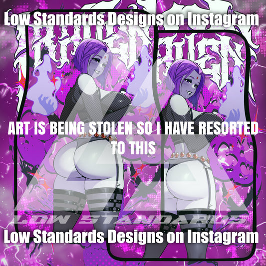 Seductive Raven Ass Car Mats