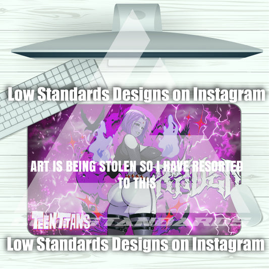 Seductive Raven Ass Mousepad