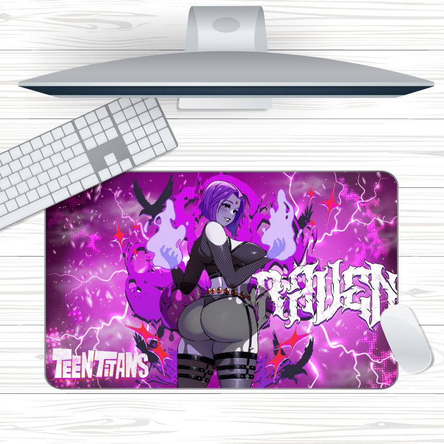 Anime Waifu Raven Mousepad
