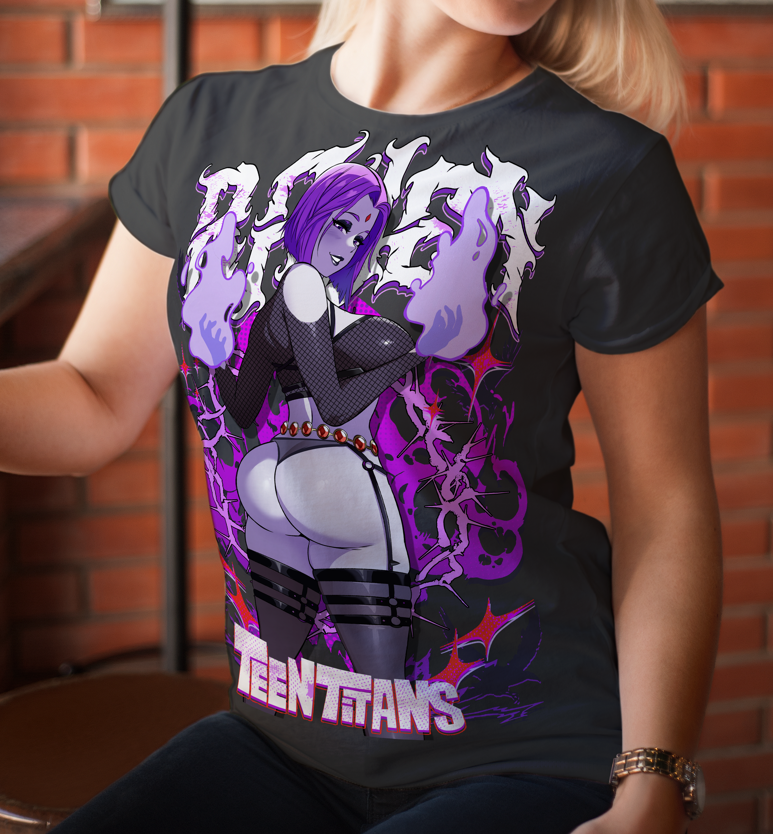 Screen Printed Apparel Raven
