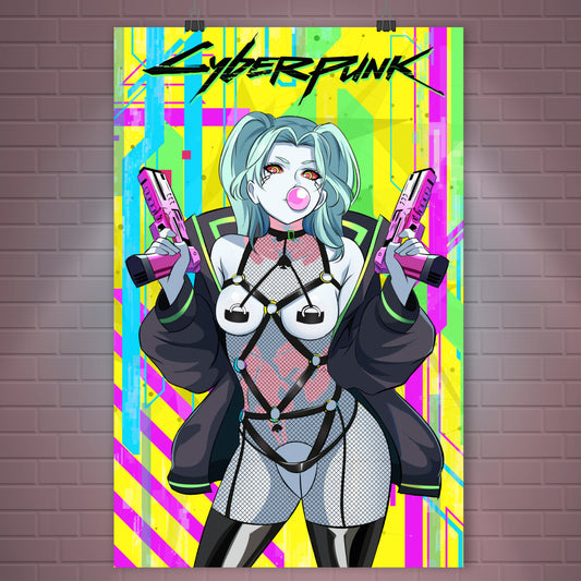 Cyberpunk Rebecca Poster / Wall Banner