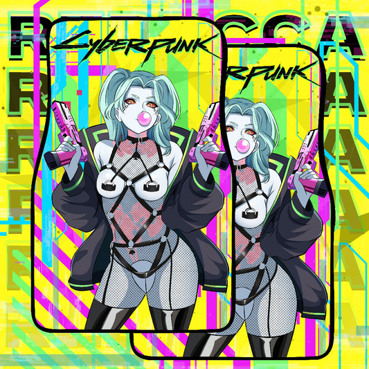 Cyberpunk Rebecca Car Mats V1