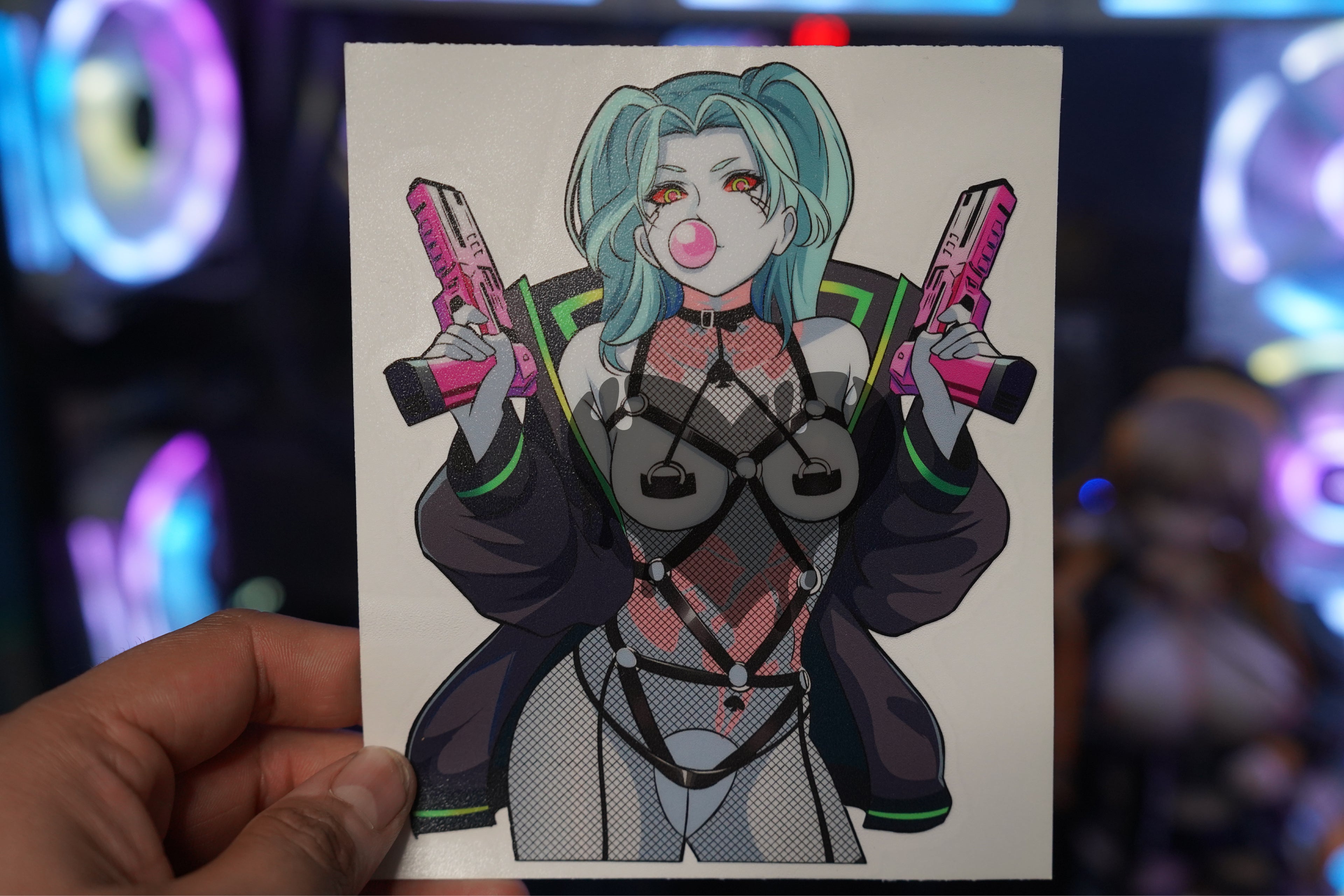 Anime Waifu Rebecca V1 Decal #55