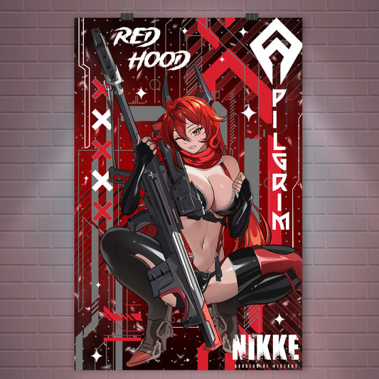 Nikke Red Hood Poster / Wall Banner