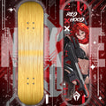 Anime Waifu Skate Deck Red Hood