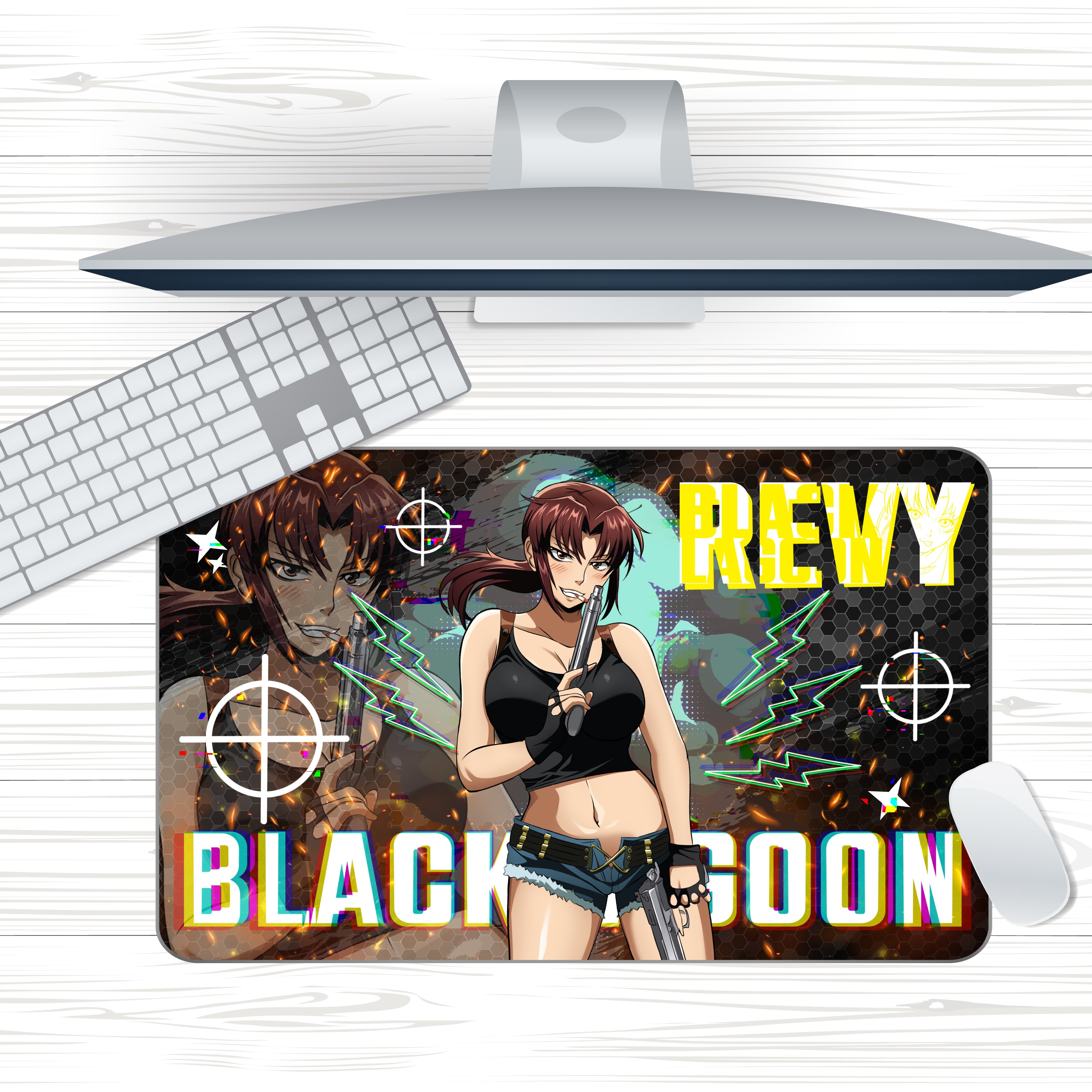 Anime Waifu Revy Mousepad