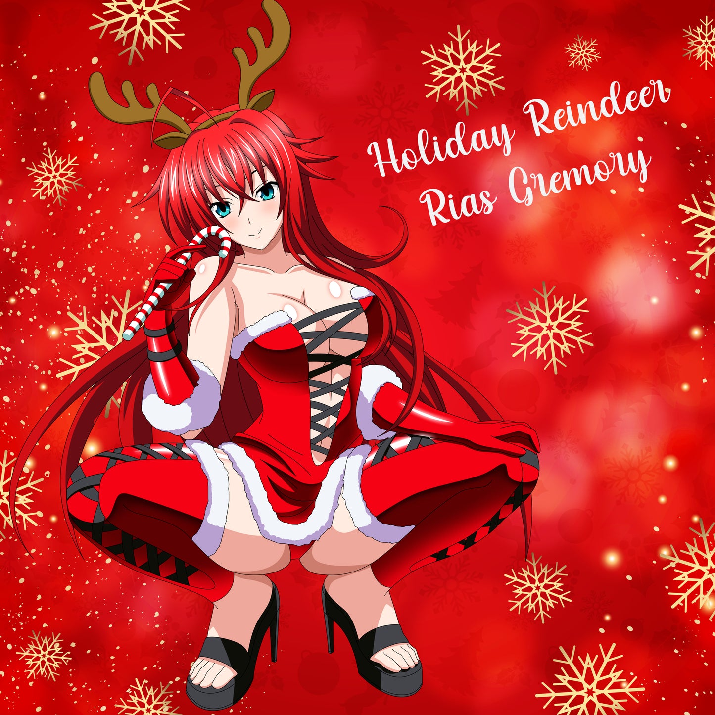 Holiday Reindeer Rias Gremory