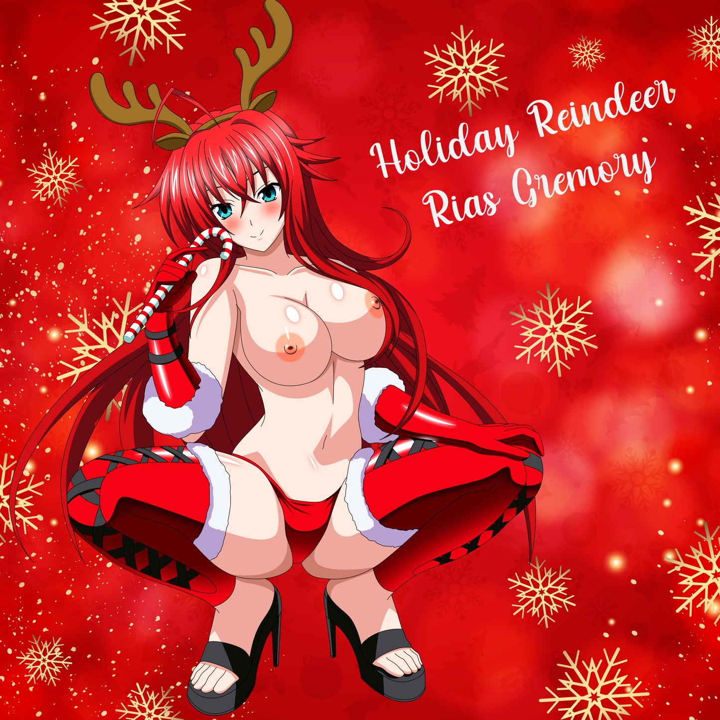 Holiday Reindeer Rias Gremory