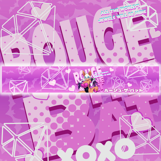 Rouge the Bat <3 Windshield Banner