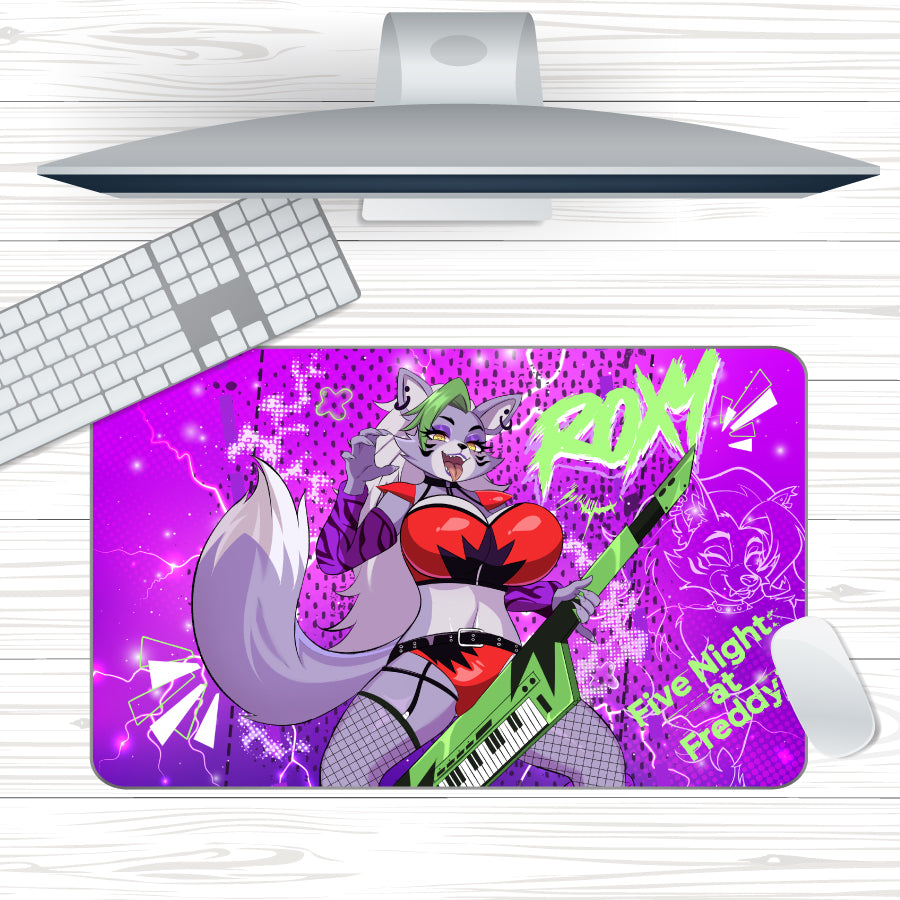 Anime Waifu FNAF Roxy Mousepad