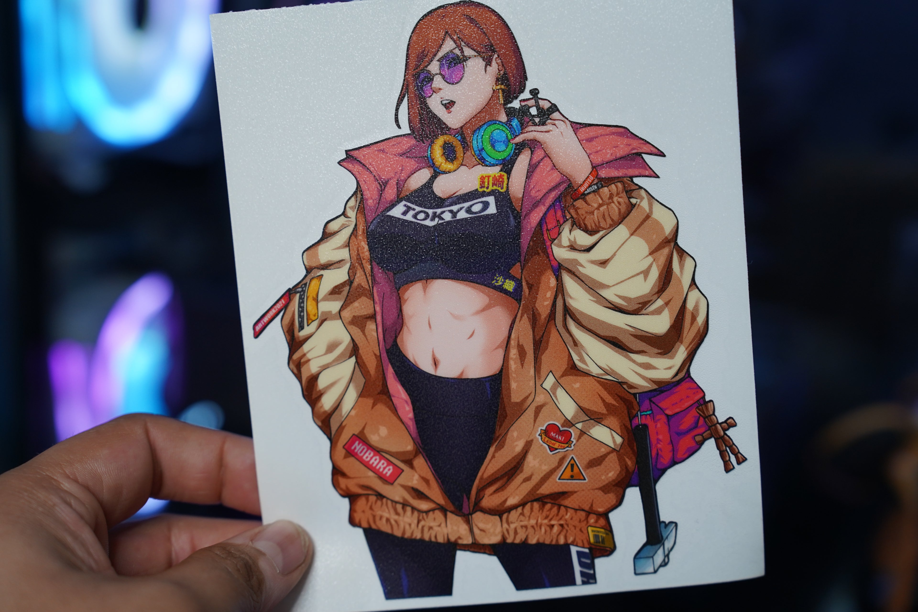 Anime Waifu Nobara Decal #15