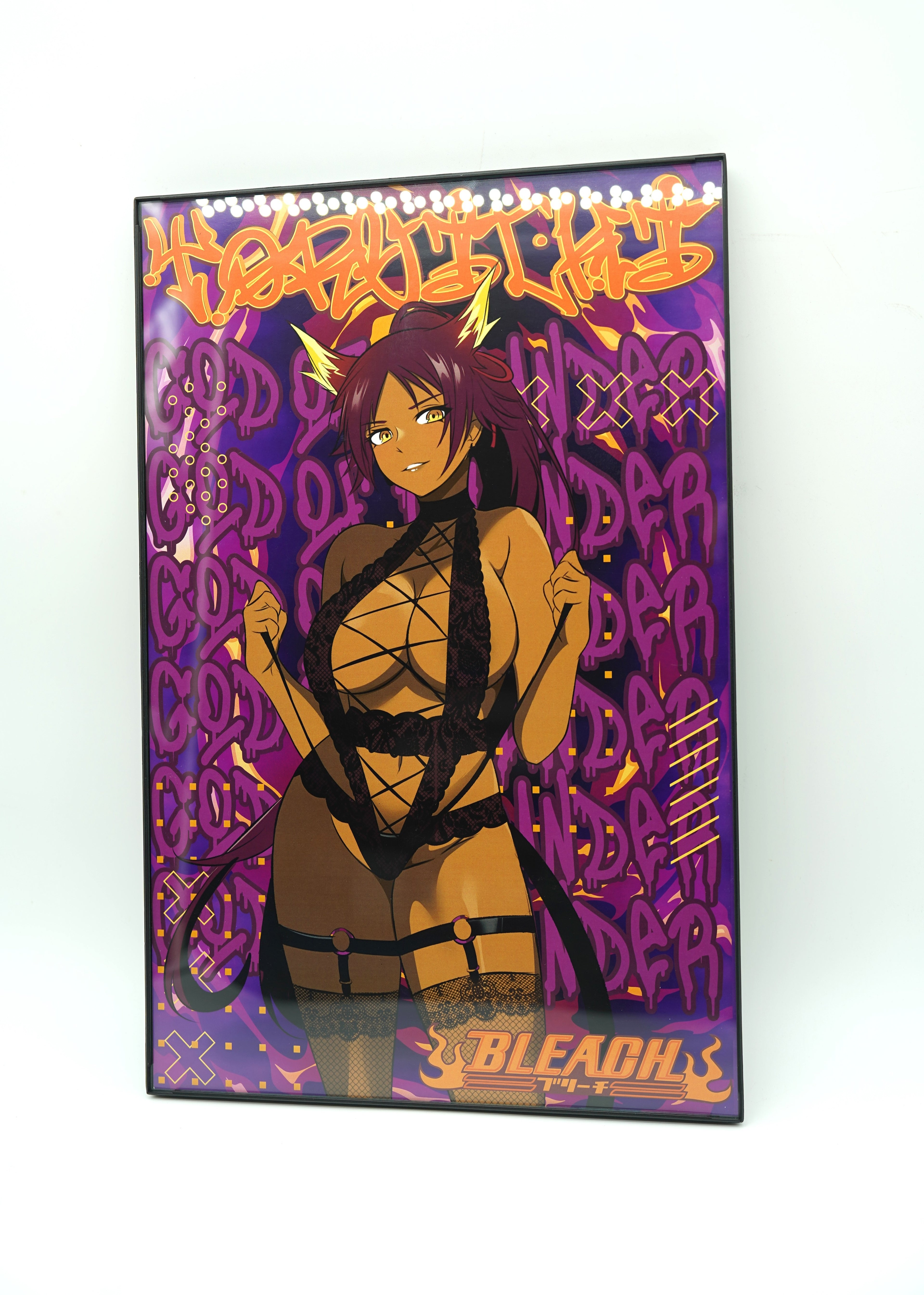 Anime Waifu Yoruichi Poster / Wall Banner