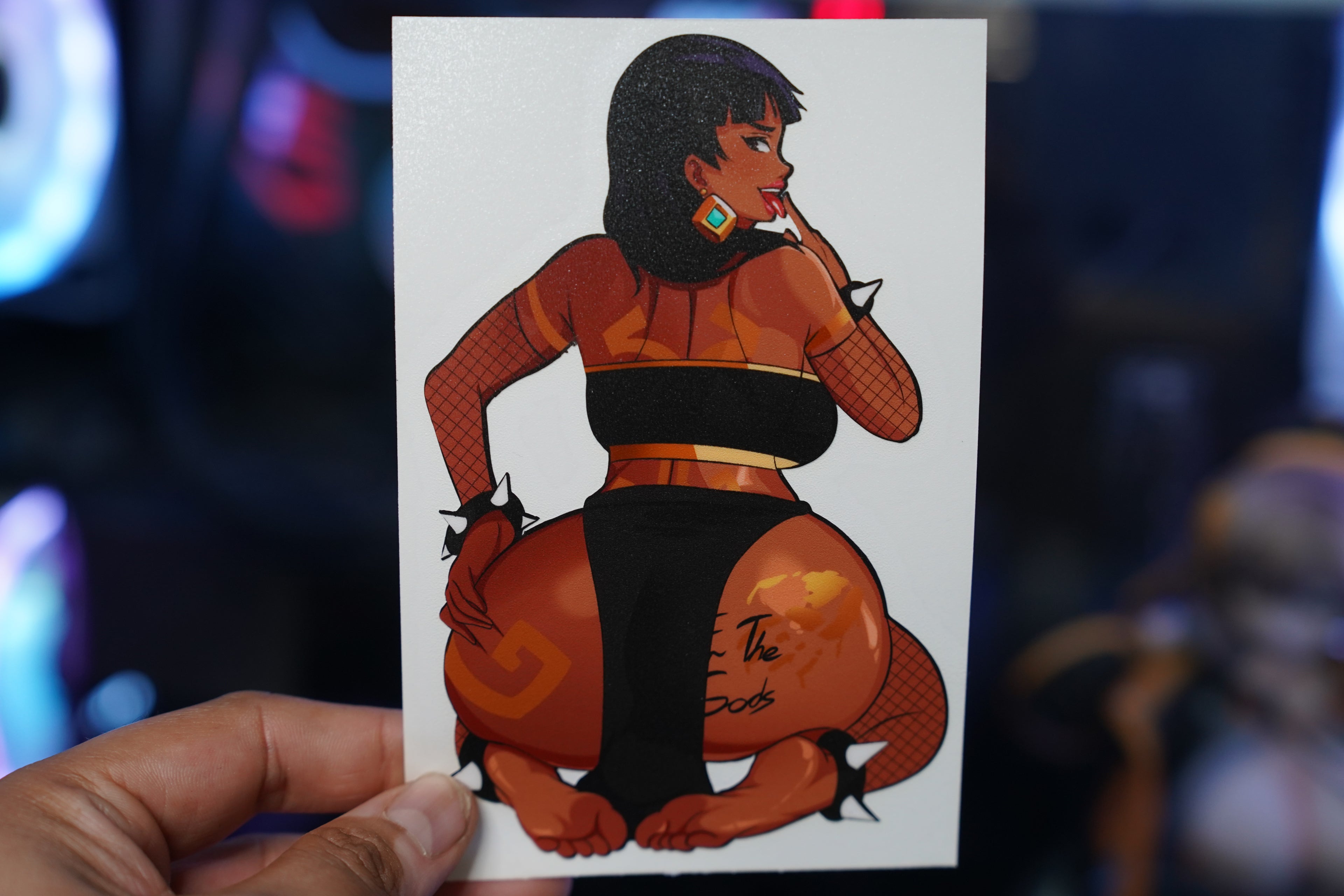 Anime Waifu Goth Chel Decal #27