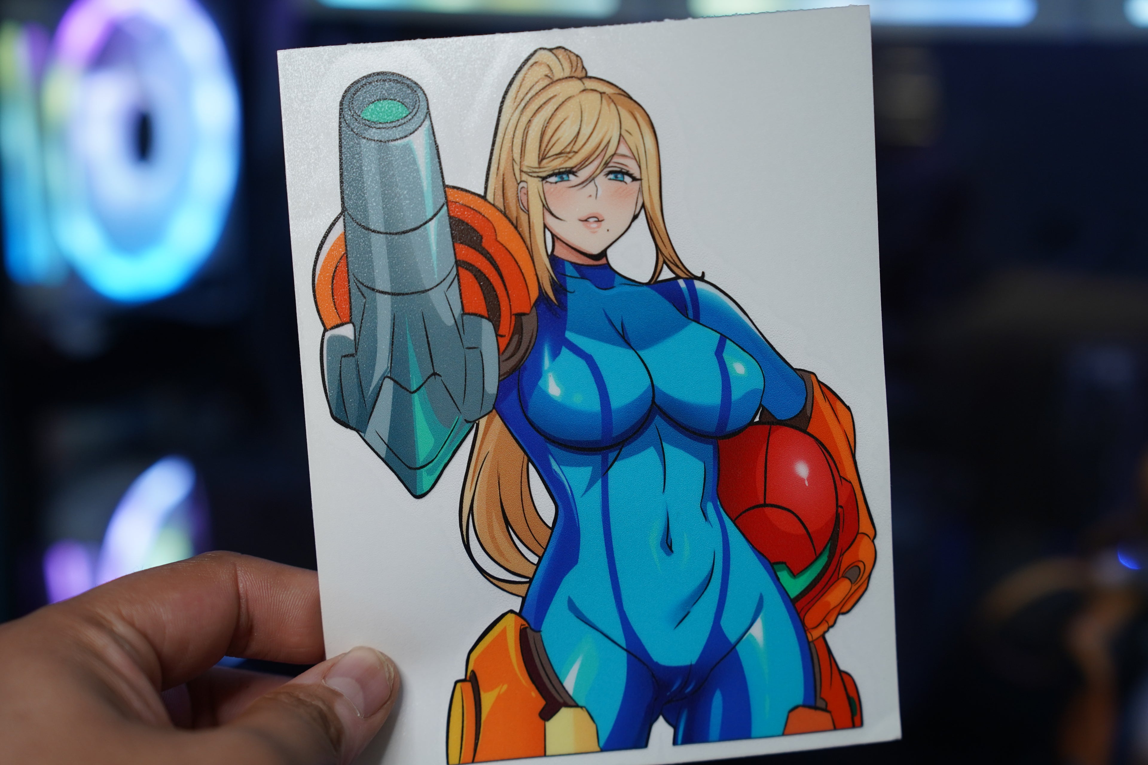 Anime Waifu Samus Aran Decal #32