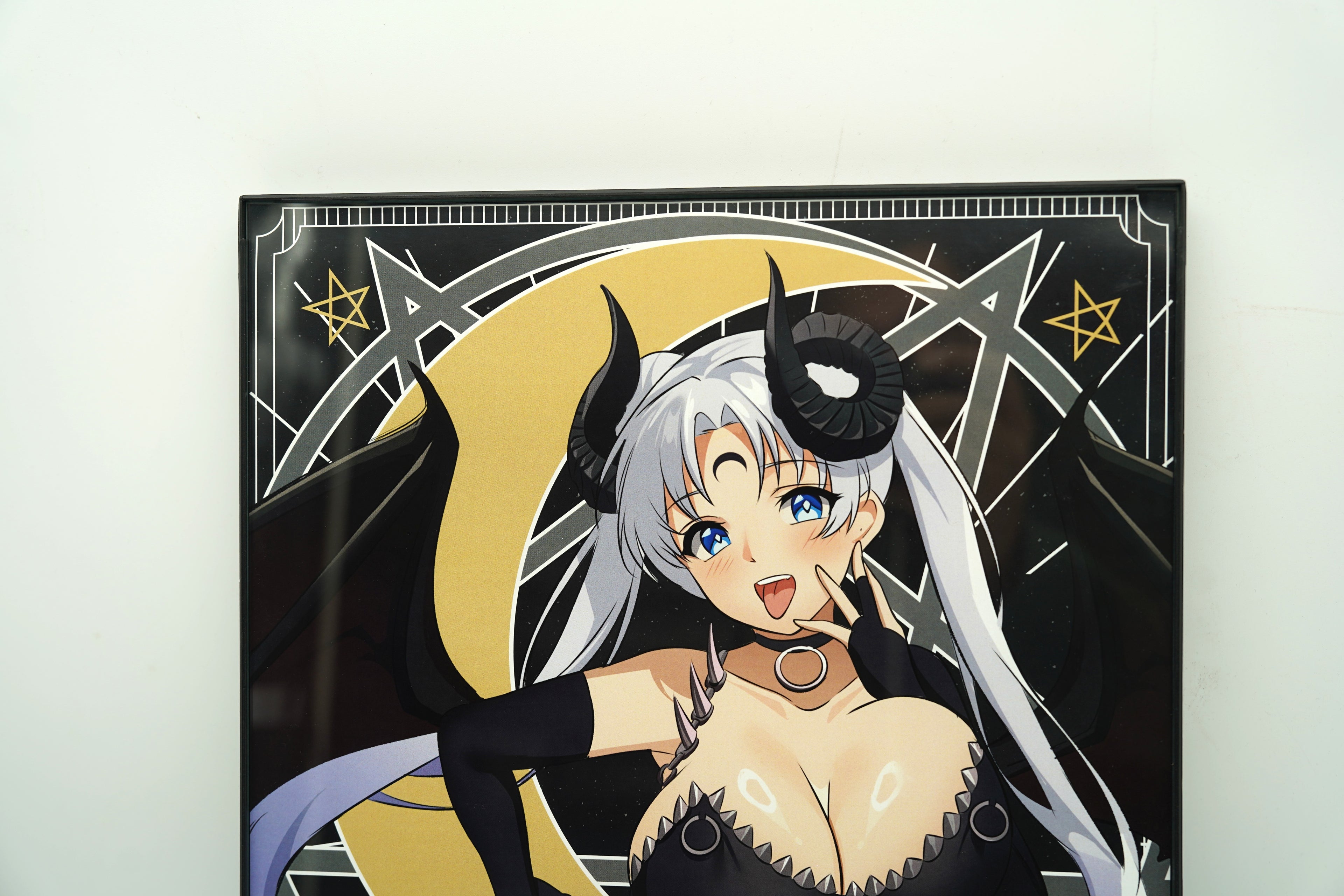 Anime Waifu Succubus Guardian Moon Poster / Wall Banner