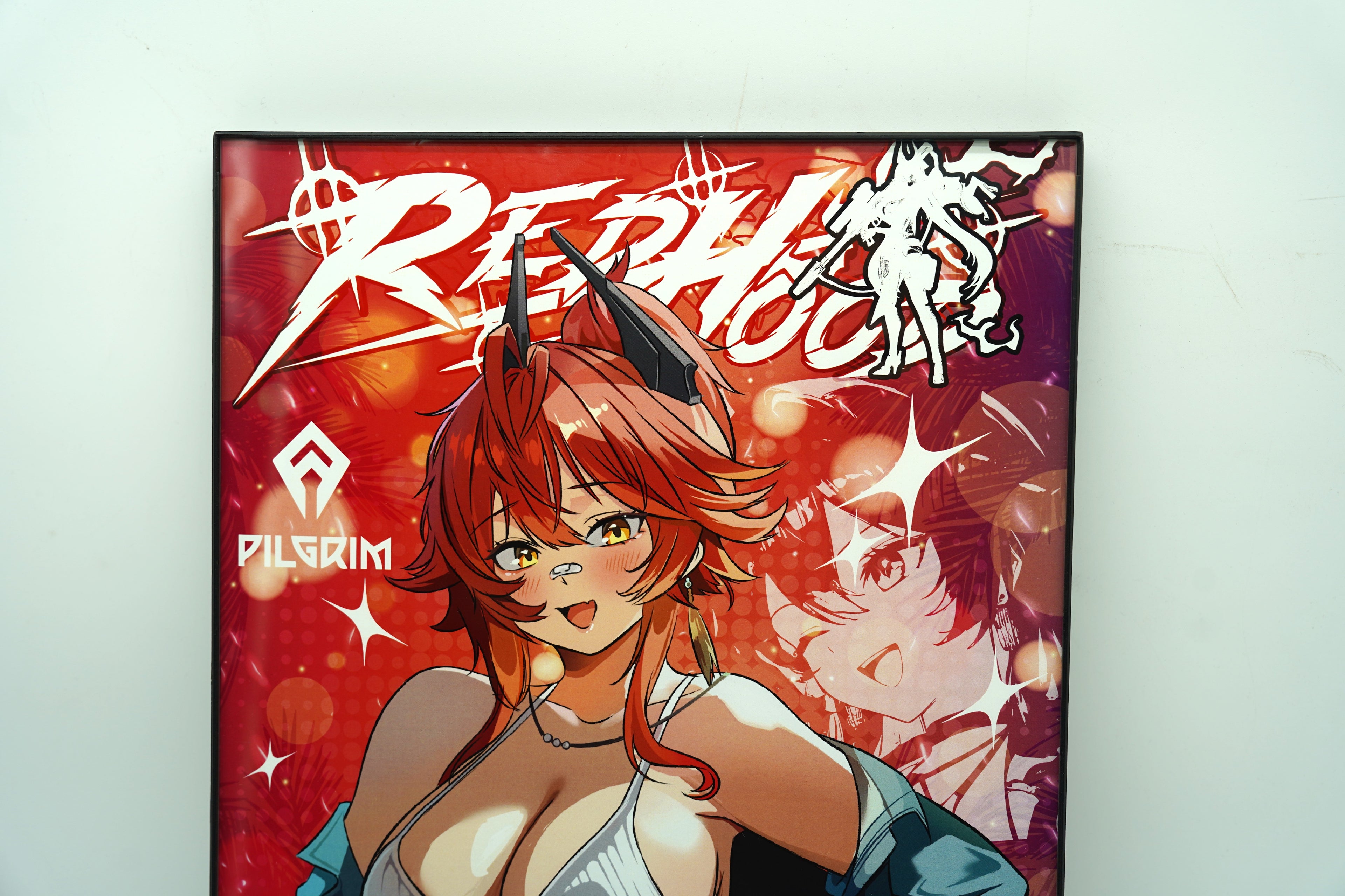 Anime Waifu Red Hood Poster / Wall Banner