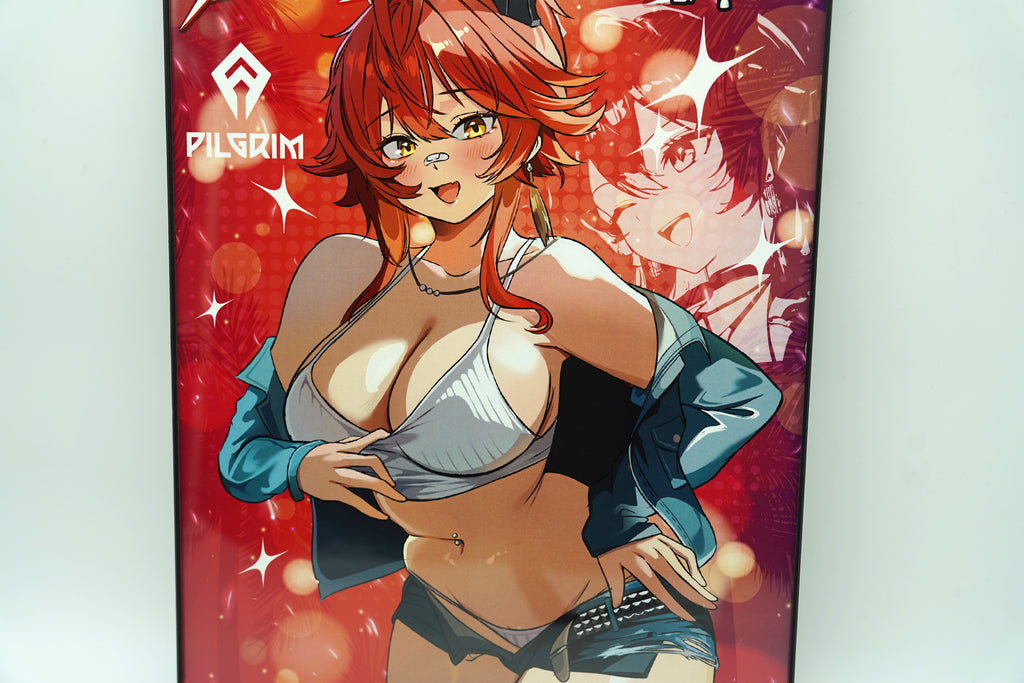 Anime Waifu Red Hood Poster / Wall Banner