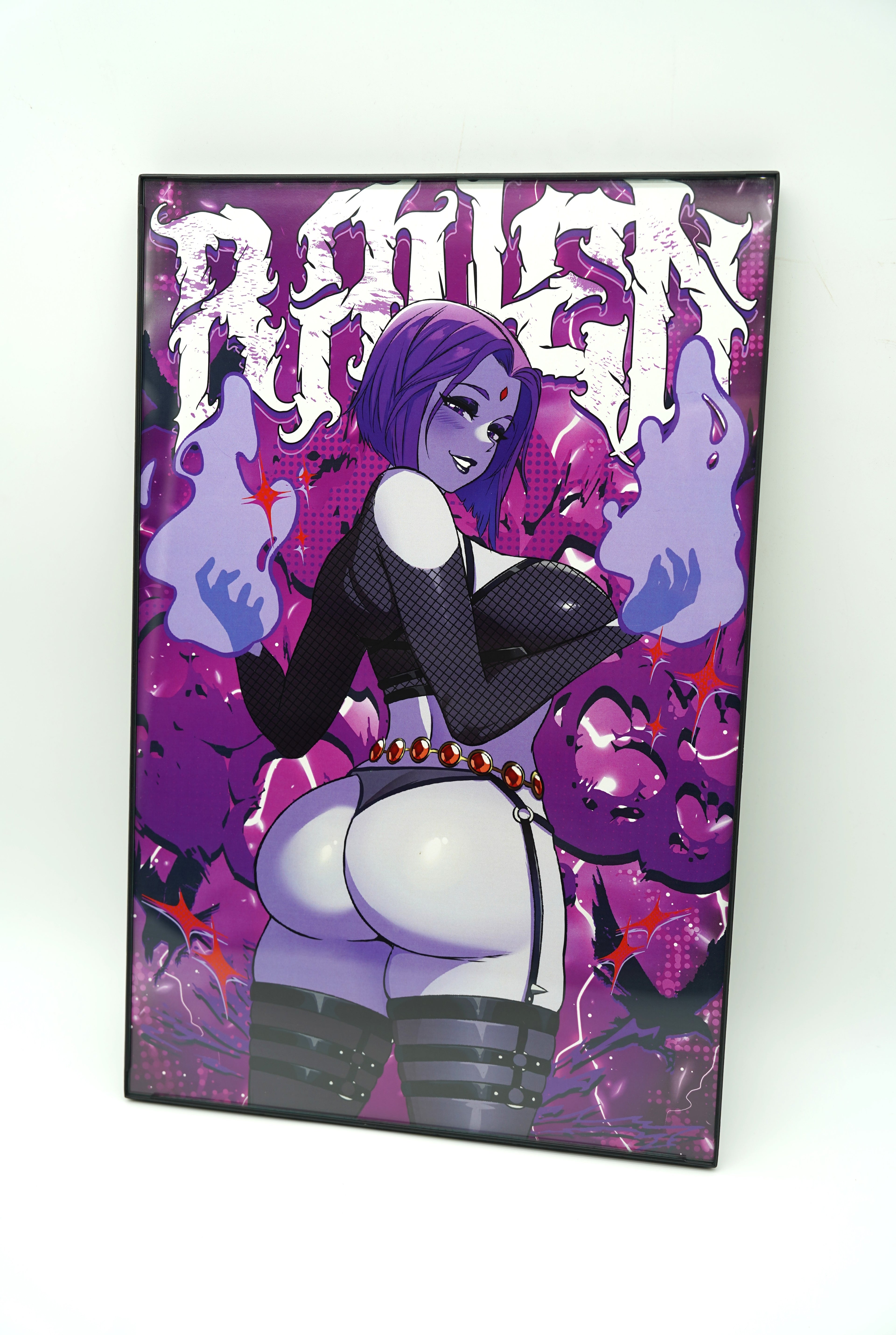 Anime Waifu Raven Poster / Wall Banner