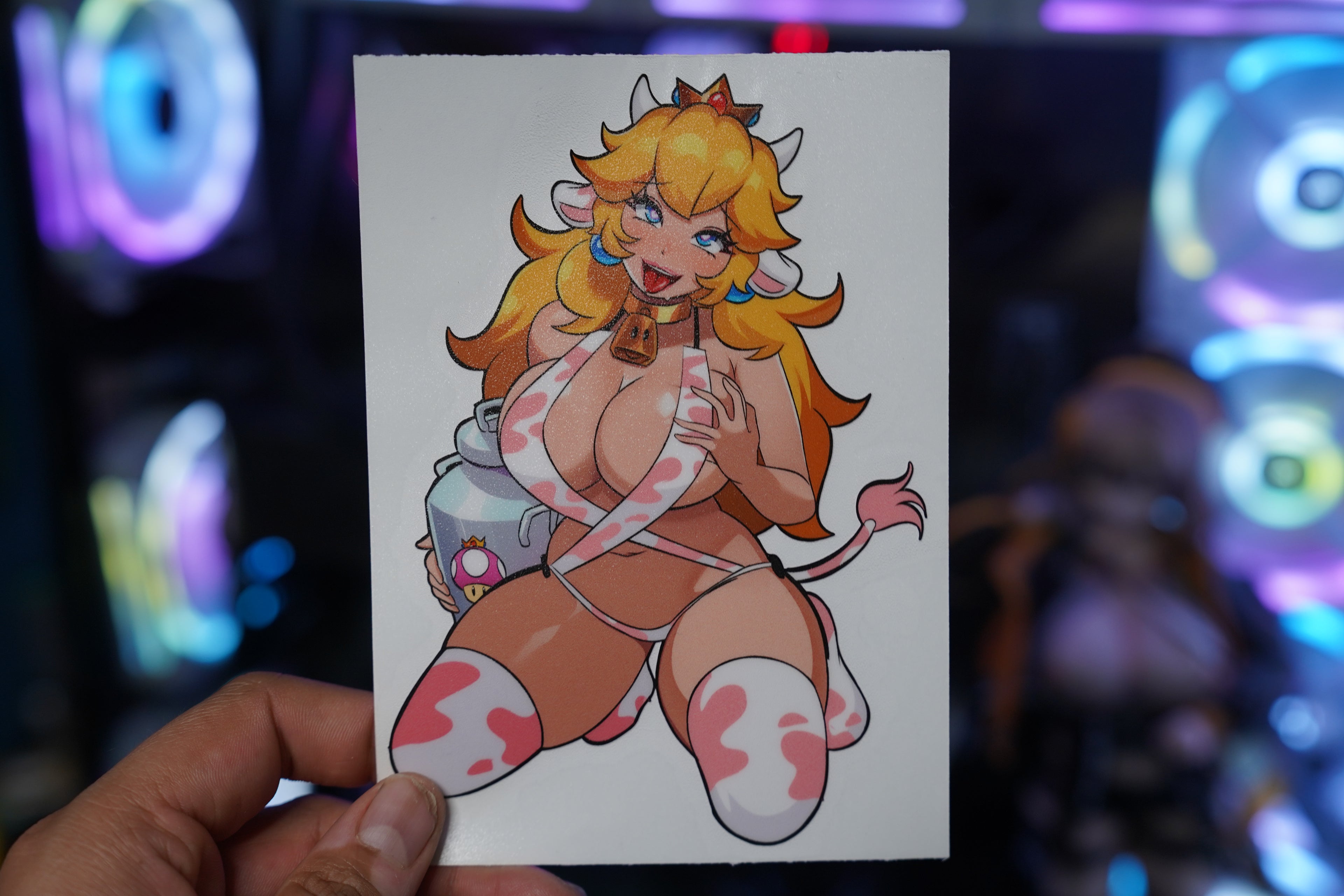 Anime Waifu Princess Peach Decal #43