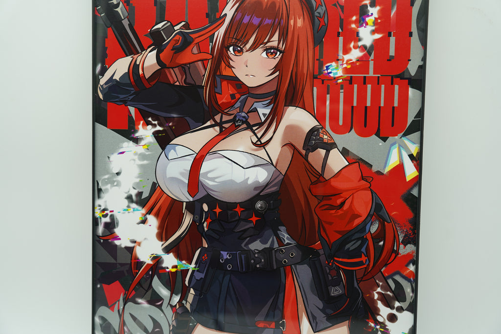 Anime Waifu Nikke Red Hood Rapi Poster / Wall Banner